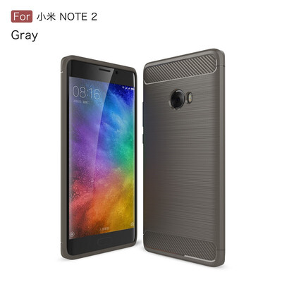 

Fivice Xiaomi Redmi note 2 case Luxury brushed carbon fiber TPU soft shell