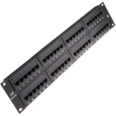 

Shanze SAMZHE WAN-25 ultra-five high-end engineering gold-plated version of 48 network patch panels