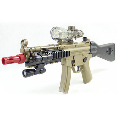 

Yang Kai MP-3 детская игрушка пушка модель автомат для пистолета съемная защита древесины электрические всплески мягкая пуля пистолет пушка