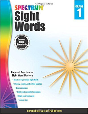 

Spectrum Sight Words Grade 1
