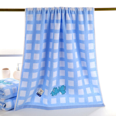 

Gold towel home textiles twistless little embroidery 3366WH bath towel blue
