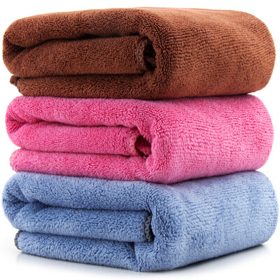 

Jingdong supermarket] cherished strong thickening of the thickening of the super-large car towel can not afford to wash the car polishing towel home multi-purpose towel steel blue