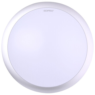 

Light Po GOPRO LED ceiling light bright color silver 22W3000K yellow light bedroom lamp study lamp small living room balcony light