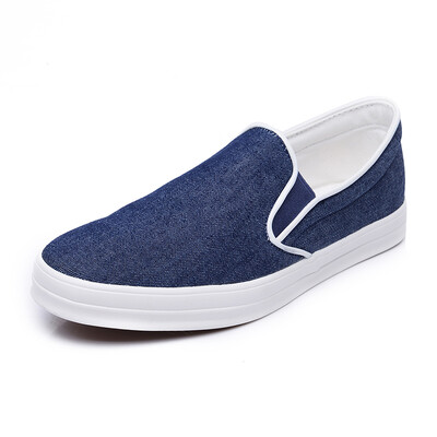 

Yidi YIDI trend of breathable men&39s shoes to help men&39s canvas shoes Korean casual shoes fashion single shoes wild lazy shoes D8050 dark blue 41