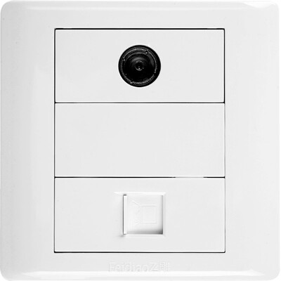 

Feidiao feidiao switch socket panel TV computer socket cable cable closed-circuit television network panel jack 86 type A3 Jia Run white