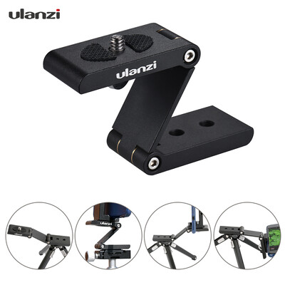 

Ulanzi Z1 Head Mini Z Flex Tilt Tripod Head Aluminum Alloy Folding Quick Release Plate Stand Holder 500g Payload for iPhone X 8 pl