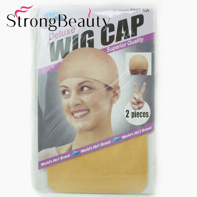 

StrongBeauty Wig Cap Stretchable Elastic Hair Net Snood Wig Cap for Wig Wearers Easy Style for Wigs
