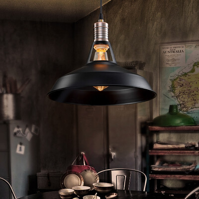 

Baycheer HL485916 Industrial 39 CM Warehouse Barn Style 1 Light Pendant