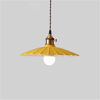 

Baycheer HL486945 Indoor Single Light LED Pendant 1377" Width Down Lighting Pendant with Floral Shade Old Bronze