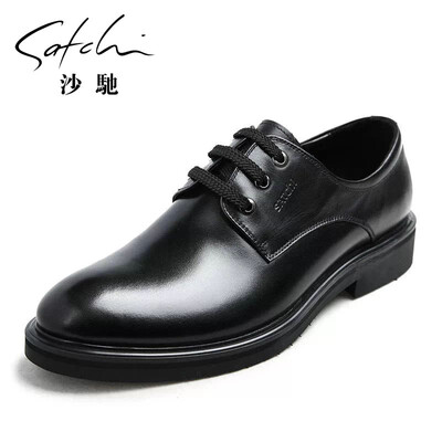 Sha Chi British mens business dress office shoes 57B7A310Z-3S black 42