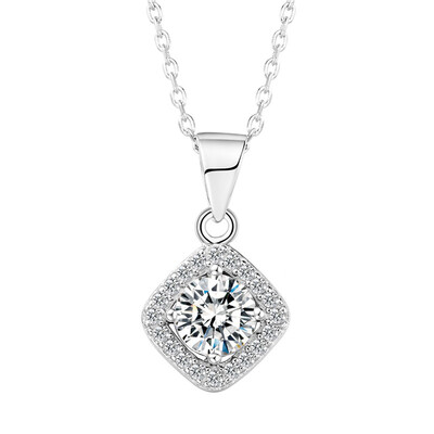 

Тихиро морской бриз Findwind полу искусственный сахар S925 серебро циркон ожерелье корейских женщин короткий параграф ключицы цепь серебро SX319