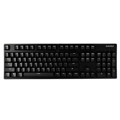 

GANSS GS104 вишневый игра без механической клавиатуры вала 104 черный черный вал (PBT цветная версия)