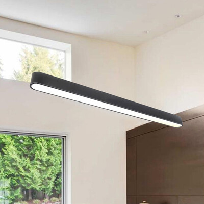 

Baycheer HL481539 Led 13CM Linear Ceiling Flush Light 24W 3000LM 6000K Acrylic 7CM Pendant Lighting in Black