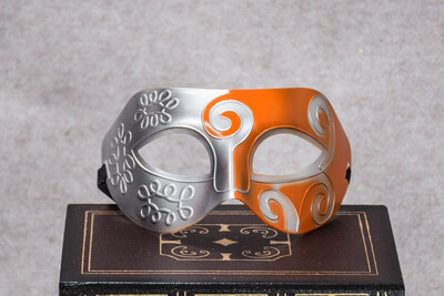 

Jazz mask prince mask mans mask flat head hard plastic carved mask