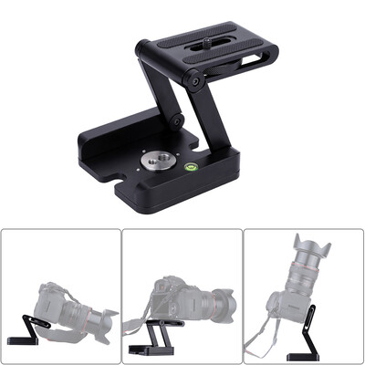 

Andoer Camera Head Solution Photography Studio Camera Tripod Z Pan & Tilt Flex Tilt Head Aluminum Alloy