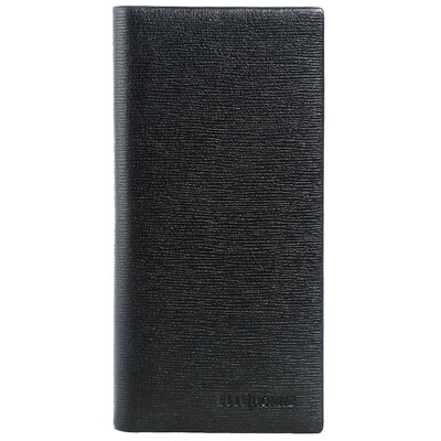 

ELLE HOMME men&39s first layer of leather wallet leisure long multi-card business wallet suit suit black E675760412