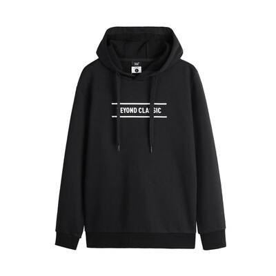 

361 degrees mens 2018 new hooded pullover sweater autumn new sweater 651834804-4 base black XL