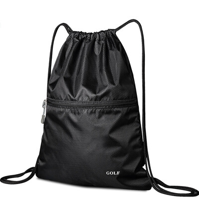 

Golf GOLF Waterproof DrawString Backpack Trend Backpack Casual Sports Backpack Fashion Multifunction Lightweight Drawstring Bag Drawstring D6BV85531SX Black