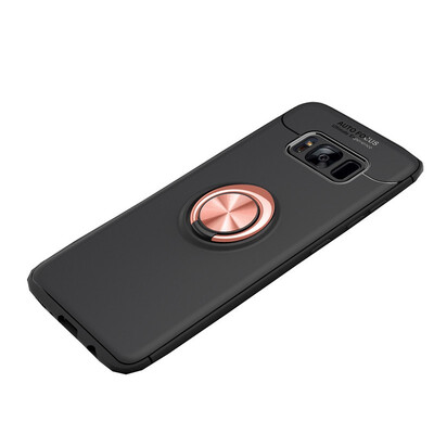 

Fivice Samsung Galaxy S8 plus case TPU metal ring shell magnetic bracket soft shell