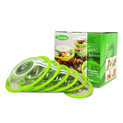 

Fresh Sunrise Sunrise MDS6 360 ° vacuum sealed silicone cover a large capacity 6 sets