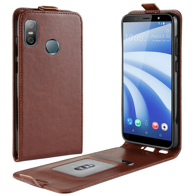 

for HTC U12 Life WIERSS Flip Leather Case for HTC U12 Life for HTC U12 Plus U12 Retro Wallet Case Leather Cover Cases