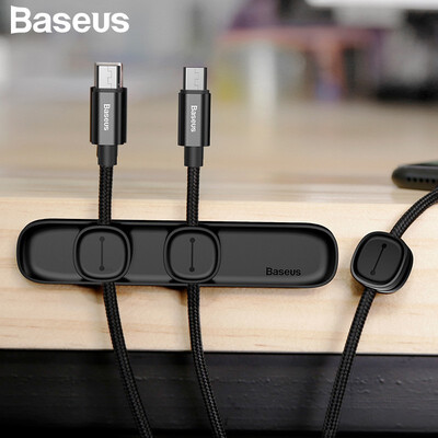 

Baseus Cable Holder for USB Cbale lightning cable Micro-USB cable Type-C Cable in office home Cable Organizer