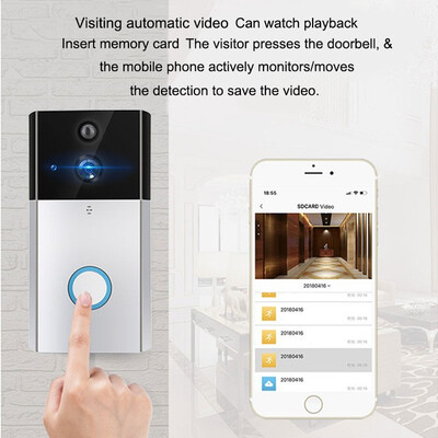 

Smart Doorbell IP Video WIFI wireless doorbell Intercom Door Phone With Camera For Apartments IR Alarm Wireless Security Camera