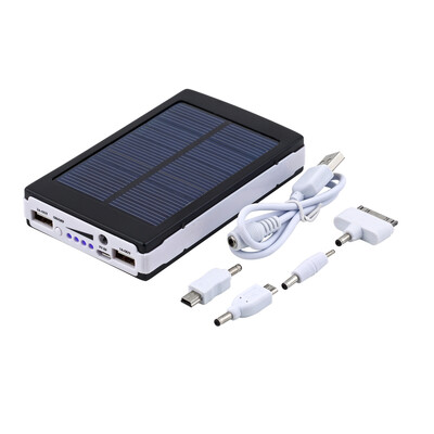

Высокое качество 1 шт. 8000mAh портативный супер солнечное зарядное устройство Dual USB Внешняя батарея Банк питания