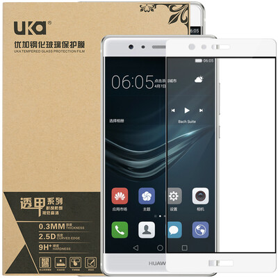 

Huawei P9 Plus предпочтительно плюс полный охват полноэкранного облигационного стеклянной пленка / защитная пленка телефона белого