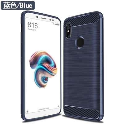 

Fivice XIAOMI Redmi MI 6X case Brushed carbon fiber silicone anti-fall soft shell phone case