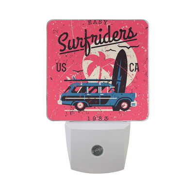 

ALAZA LED Night Light With Smart Dusk To Dawn SensorVintage Car Plug In Night Light