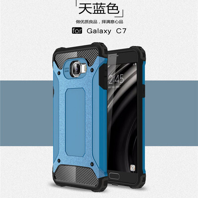 

Fivice Samsung Galaxy C7 case Luxury Silicone Diamond Armor PC Hard Shell Phone Case