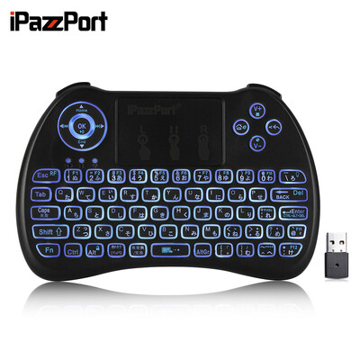 

iPazzPort KP - 810 - 21Q Wireless Mini Keyboard Backlight Function with Touchpad