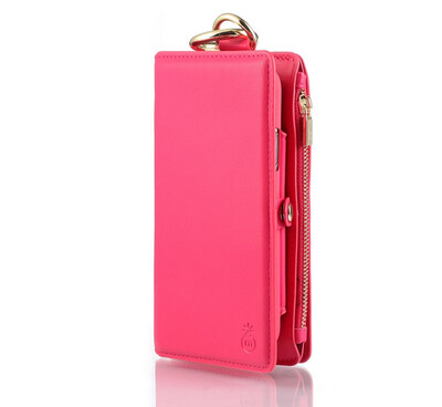 

2019 Multi functional Leather Detachable Zipper Wallet Case For iPhoneXs Xs Max Phone Bag With Hoop Card Holder For iPhoneX XR