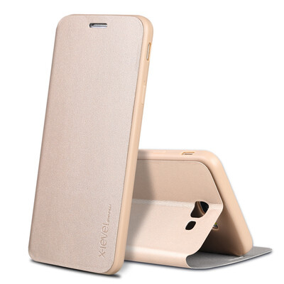 

X-Level Phone Case For Samsung Galaxy J7 DuoJ8 2018J6 Plus 2018J4 Plus 2018J6 PrimeJ4 Prime Luxury Slim Flip Leather Concise