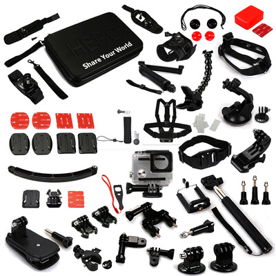 

Sidder (sidande) Gopro accessories set Gopro2 3/4 camera accessories set