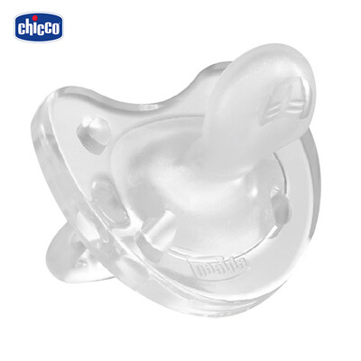 

Chicco transparent silicone pacifier 0-6M