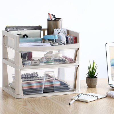 

Dome recall double-decker desk storage office desk shelf desktop storage rack stationery file desk storage box drawer