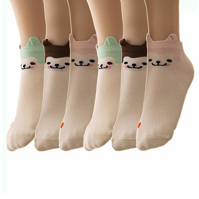 

LifeWheel Women Cotton Casual Short Sock Girl Fashion Athletic Gift Summer Socks 2 Pair or 6 Pair