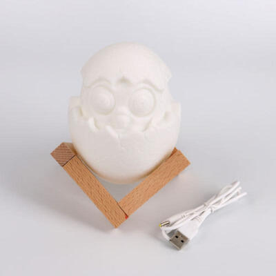 

3D Printing LED Egg Shell Lamp Night Light USB Charging Touch Control Xmas Gifts