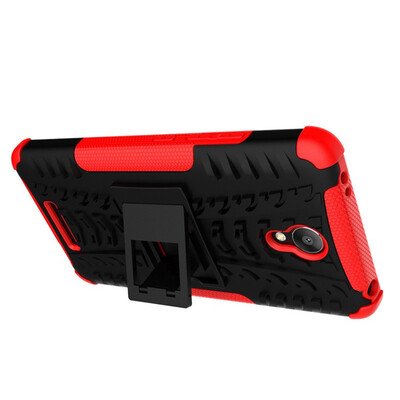 

Fivice Redmi note 2 Case TPU anti-fall tire pattern back clip bracket phone case