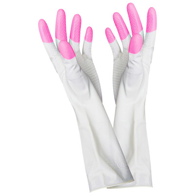 

KLM cleaning tools/brush/latex gloves