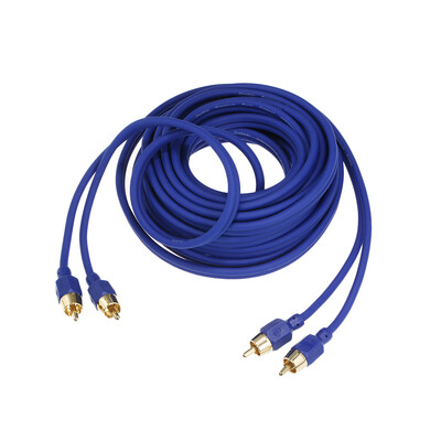 

5 Meters OFC Gold Plated RCA Plug Interconnect Hi-Fi Cable Cord for Car Audio System DVD Player Home Theater