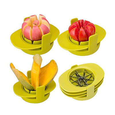 

UpperX Apple Corers Cutter Slicer Stainless Steel Apple Fruit Cutter Tomato Mango Slicer Multifunction Kitchen Gadget