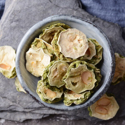 

Organic Bitter Gourd Melon Squash Karela Balsam-pear Momordica Charantia Slice