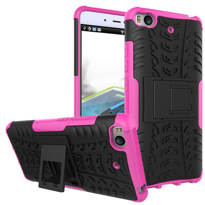 

Fivice Xiaomi 5s Mi5s Case TPU anti-fall tire pattern back clip bracket phone case