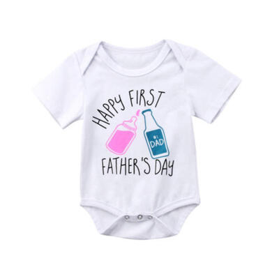 

UK Stock Newborn Baby Boys Girls Summer Cotton Romper Bodysuit Jumpsuit Outfits