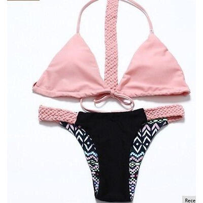 

Women Triangle Padded Bra Push-up Swimwear Bikini Swimsuit Bathing Suit Fashion
