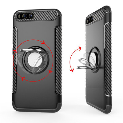 

Fivice Xiaomi MI 6 case PC metal ring shell magnetic car bracket TPU phone case
