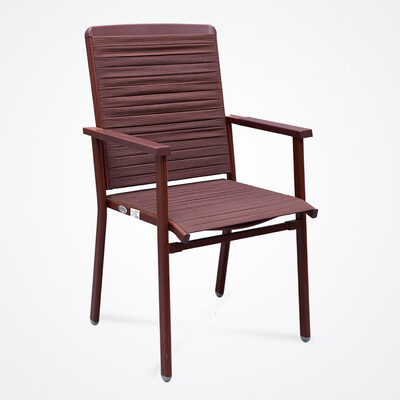

New Design Natural rubber Steel Frame Upholstered Premium rubber Seat GuestReception Chair - Modern Stackable Office Chair-Coffee
